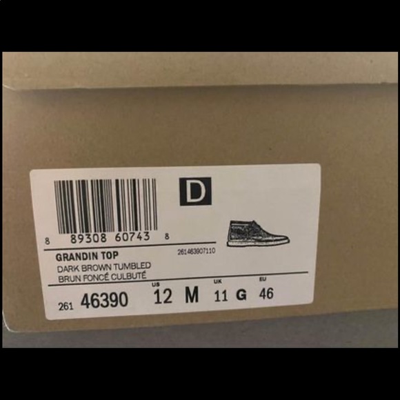 NWT Mens Clark’s brown size 12 - Picture 5 of 5
